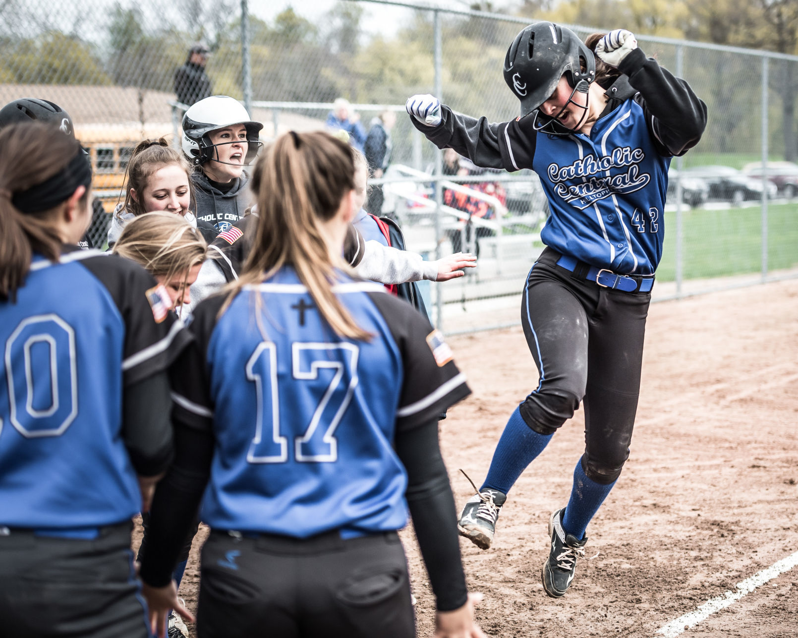 Lutheran-Catholic Central Softball